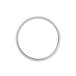 Histoire d'Or Alliance Padrig Ruban Plat Palladium Blanc