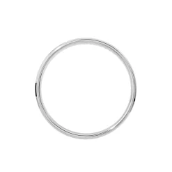 Histoire d'Or Alliance Polie Brossee Ruban Plat Or Blanc* Bijoux Personnalisés|Bagues