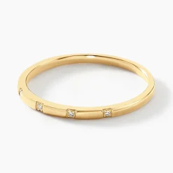 New Histoire d'Or Alliance Praxis Or Jaune Diamant