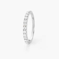 Discount Histoire d'Or Alliance Pristina Or Blanc Diamant