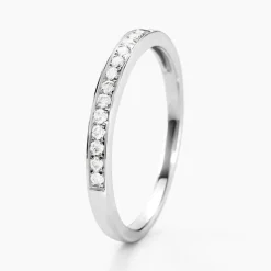 Histoire d'Or Alliance Rhea or blanc diamant