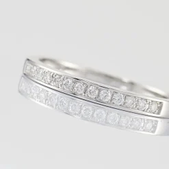 Histoire d'Or Alliance Rhea or blanc diamant