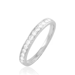 Histoire d'Or Alliance Rhea Or Blanc Diamant* Bijoux Personnalisés|Bagues