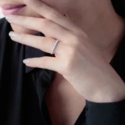 Histoire d'Or Alliance Rhea Or Rose Diamant* Bagues