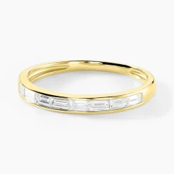 Online Histoire d'Or Alliance Rheanna Or Jaune Diamant Synthétique