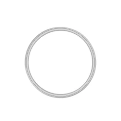 Histoire d'Or Alliance Rhodium Ruban Plat Palladium Bicolore* Bijoux Personnalisés|Bagues