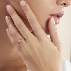 Discount Histoire d'Or Alliance Romaine Demi Jonc Classique Or Bicolore