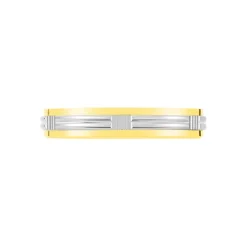 Outlet Histoire d'Or Alliance Sequana Ruban Plat Or Bicolore