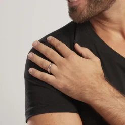 Outlet Histoire d'Or Alliance Shelanda Ruban Plat Or Bicolore