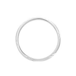 Sale Histoire d'Or Alliance Soriya Demi Jonc Classique Argent Blanc