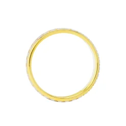 Histoire d'Or Alliance Triade Ruban Plat Or Tricolore* Bijoux Personnalisés|Bagues