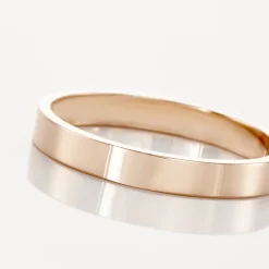 Discount Histoire d'Or Alliances Argent Rose Inayah Ruban 3mm