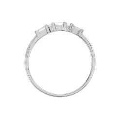 New Histoire d'Or Bague 1986 Or Blanc Diamant