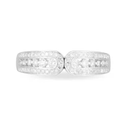 New Histoire d'Or Bague Absa Or Blanc Diamant
