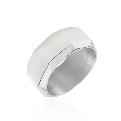 Clearance Histoire d'Or Bague Acier Gris Vasso
