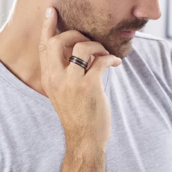 Sale JOURDAN Bague Acier Rose