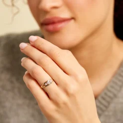 Histoire d'Or Bague Adamina Or Jaune Diamant* Bagues|Bagues Avec Pierre