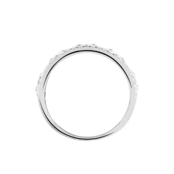 Clearance Histoire d'Or Bague Aella Or Blanc Oxyde De Zirconium