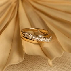 Histoire d'Or Bague Agostina Or Jaune Oxyde De Zirconium* Bagues|Bagues Avec Pierre