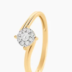 Histoire d'Or Bague Agrafena Or Jaune Diamant* Bagues|Bagues Avec Pierre