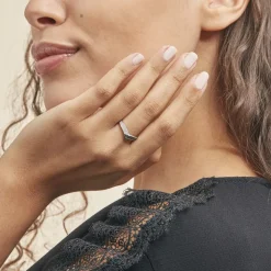 Histoire d'Or Bague Aile De Mouette Or Blanc Diamant* Bagues|Bagues Avec Pierre