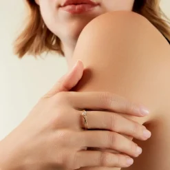 Histoire d'Or Bague Aindriu Or Jaune Diamant Synthétique* Bagues|Bagues Avec Pierre