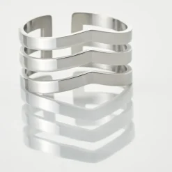 Best Histoire d'Or Bague Ajustable Abid Acier Blanc