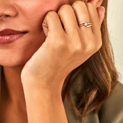 Hot Histoire d'Or Bague Aksinya Or Jaune Diamant