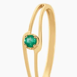 Histoire d'Or Bague Alisha Or Jaune Emeraude* Bagues|Bagues Avec Pierre
