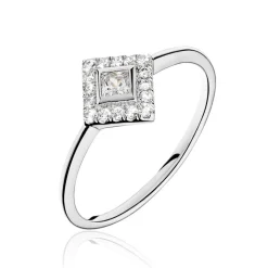 Histoire d'Or Bague Amane Argent Blanc Oxyde De Zirconium* Bagues|Bagues Fantaisie