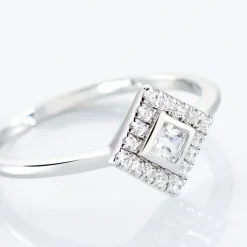 Histoire d'Or Bague Amane Argent Blanc Oxyde De Zirconium* Bagues|Bagues Fantaisie