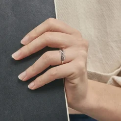 Histoire d'Or Bague Amara Or Blanc Diamant* Bagues|Bagues Avec Pierre