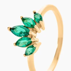 Histoire d'Or Bague Amazonia Plaqué Or Jaune Oxyde De Zirconium* Bagues|Bagues Fantaisie