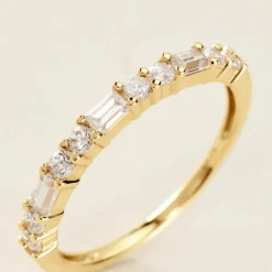 Best Histoire d'Or Bague Ammon Or Jaune Oxyde De Zirconium