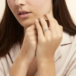 Hot Histoire d'Or Bague Anelyse Or Blanc Oxyde De Zirconium