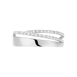 Hot Histoire d'Or Bague Angele Or Blanc Diamant