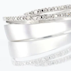 Hot Histoire d'Or Bague Angele Or Blanc Diamant