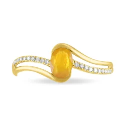 Histoire d'Or Bague Anja Or Jaune Citrine Et Diamant* Bagues|Bagues Avec Pierre