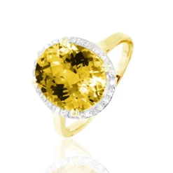 Histoire d'Or Bague Anna Or Jaune Citrine Et Diamant* Bagues|Bagues Avec Pierre