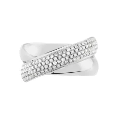 Histoire d'Or Bague Annoncia Or Blanc Diamant* Bagues|Bagues Avec Pierre