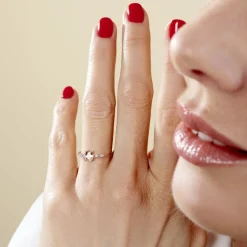 Histoire d'Or Bague Antonia Or Rose Morganite Et Oxyde De Zirconium* Bagues|Bagues Avec Pierre