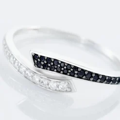 Histoire d'Or Bague Argent Blanc Agafya Oxydes De Zirconium* Bagues|Bagues Fantaisie