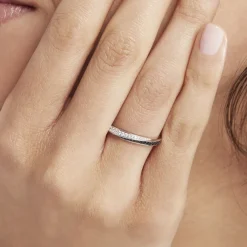 Histoire d'Or Bague Argent Blanc Agoston Oxydes De Zirconium* Bagues|Bagues Avec Pierre