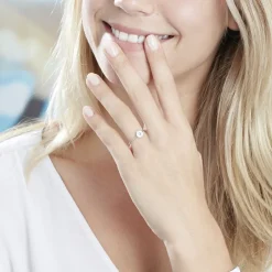 Histoire d'Or Bague Argent Blanc Auxana Oxyde De Zirconium* Bagues|Bagues Fantaisie