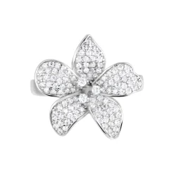 Histoire d'Or Bague Argent Blanc Catherine Oxydes De Zirconium* Bagues|Bagues Fantaisie