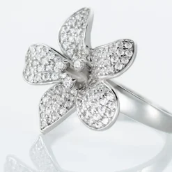 Histoire d'Or Bague Argent Blanc Catherine Oxydes De Zirconium* Bagues|Bagues Fantaisie