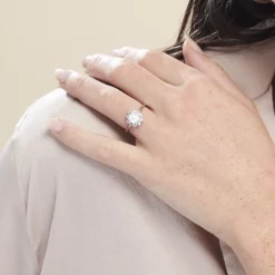 Histoire d'Or Bague Argent Blanc Cheri Perle De Culture Oxydes De Zirconium* Bagues|Bagues Fantaisie