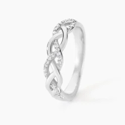 Histoire d'Or Bague Argent Blanc Cyriaca Oxydes De Zirconium* Bagues|Bagues Fantaisie