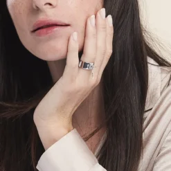 Histoire d'Or Bague Argent Blanc Psara* Bagues|Bagues Sans Pierre