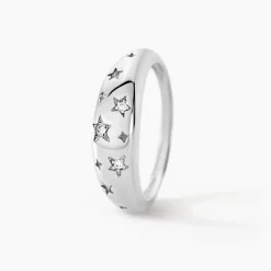 Histoire d'Or Bague Astre Precieux Argent Blanc Oxyde De Zirconium* Bagues|Bagues Fantaisie